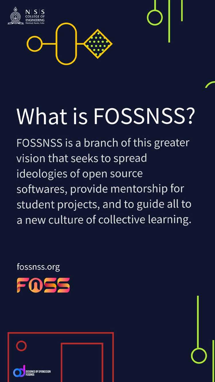 FOSSNSS Intro posters